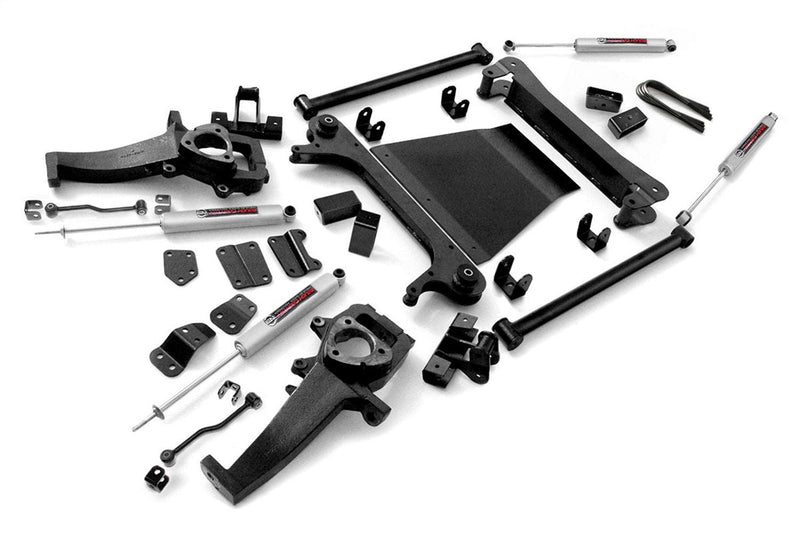 Rough Country 5 in Suspension Lift Kit w/Shocks - 381.20 - Black Patch Performance - ROUG381.20