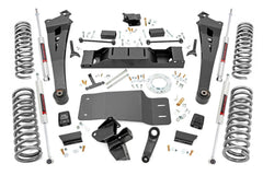 Rough Country 5 in Suspension Lift Kit w/Shocks - 38340 - Black Patch Performance - ROUG38340