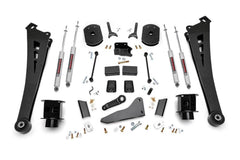 Rough Country 5 in Suspension Lift Kit w/Shocks - 396.20 - Black Patch Performance - ROUG396.20