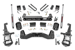 Rough Country 6 in Suspension Lift Kit w/N3 Shocks - 40630 - Black Patch Performance - ROUG40630