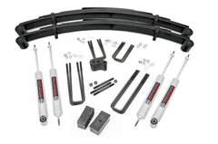 Rough Country 4 in Suspension Lift Kit w/Shocks - 415.20 - Black Patch Performance - ROUG415.20
