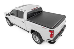 Rough Country Soft Roll - Up Bed Cover - 42120580 - Black Patch Performance - ROUG42120580
