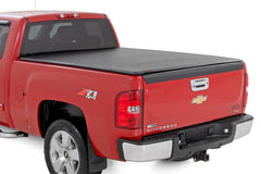 Rough Country Soft Roll - Up Bed Cover - 42207650 - Black Patch Performance - ROUG42207650