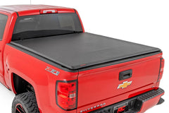 Rough Country Soft Roll - Up Bed Cover - 42214650 - Black Patch Performance - ROUG42214650