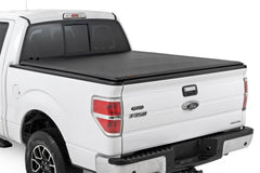Rough Country Soft Roll - Up Bed Cover - 42509550 - Black Patch Performance - ROUG42509550
