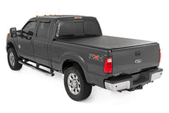 Rough Country Soft Roll - Up Bed Cover - 42599650 - Black Patch Performance - ROUG42599650