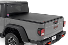Rough Country Soft Roll - Up Bed Cover - 42620500 - Black Patch Performance - ROUG42620500