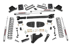 Rough Country 3.5 in Suspension Lift Kit w/Shocks - 43731 - Black Patch Performance - ROUG43731