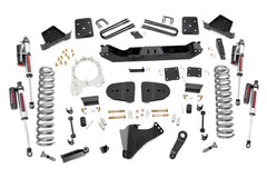 Rough Country 6 in Suspension Lift Kit w/Shocks - 43850 - Black Patch Performance - ROUG43850