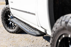 Rough Country Running Boards - 44001 - Black Patch Performance - ROUG44001