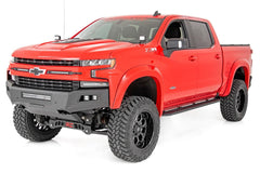 Rough Country Running Boards - 44002 - Black Patch Performance - ROUG44002