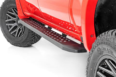 Rough Country Running Boards - 44002 - Black Patch Performance - ROUG44002