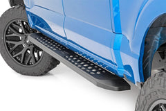 Rough Country Running Boards - 44005 - Black Patch Performance - ROUG44005