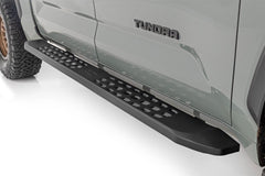 Rough Country Running Boards - 44007 - Black Patch Performance - ROUG44007
