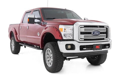 Rough Country Running Boards - 44009 - Black Patch Performance - ROUG44009