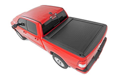 Rough Country Hard Folding Bed Cover - 46320551 - Black Patch Performance - ROUG46320551