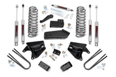 Rough Country 4 in Suspension Lift Kit w/Shocks - 465B.20 - Black Patch Performance - ROUG465B.20