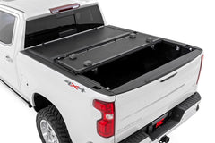 Rough Country Hard Low Profile Bed Cover - 47119551A - Black Patch Performance - ROUG47119551A