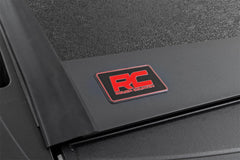 Rough Country Hard Low Profile Bed Cover - 47119551A - Black Patch Performance - ROUG47119551A