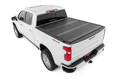 Rough Country Hard Low Profile Bed Cover - 47119551B - Black Patch Performance - ROUG47119551B