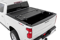 Rough Country Hard Low Profile Bed Cover - 47119551B - Black Patch Performance - ROUG47119551B