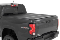 Rough Country Hard Low Profile Bed Cover - 47120500B - Black Patch Performance - ROUG47120500B