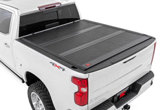 Rough Country Hard Low Profile Bed Cover - 47120650B - Black Patch Performance - ROUG47120650B