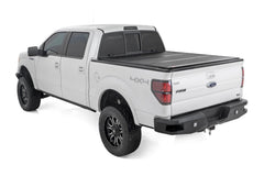 Rough Country Hard Low Profile Bed Cover - 47214550B - Black Patch Performance - ROUG47214550B