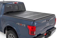 Rough Country Hard Low Profile Bed Cover - 47220500B - Black Patch Performance - ROUG47220500B