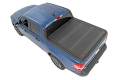 Rough Country Hard Low Profile Bed Cover - 47254500A - Black Patch Performance - ROUG47254500A