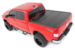Rough Country Hard Tri - Fold Tonneau Bed Cover - 47320550 - Black Patch Performance - ROUG47320550