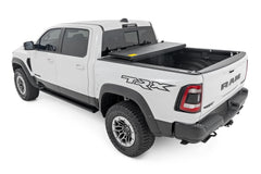 Rough Country Hard Low Profile Bed Cover - 47320650B - Black Patch Performance - ROUG47320650B