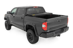 Rough Country Hard Low Profile Bed Cover - 47414550B - Black Patch Performance - ROUG47414550B