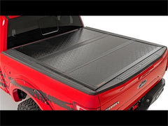 Rough Country Hard Tri - Fold Tonneau Bed Cover - 47420500 - Black Patch Performance - ROUG47420500