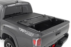 Rough Country Hard Low Profile Bed Cover - 47420600A - Black Patch Performance - ROUG47420600A