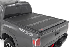 Rough Country Hard Low Profile Bed Cover - 47420600A - Black Patch Performance - ROUG47420600A