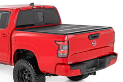 Rough Country Hard Low Profile Bed Cover - 47520551B - Black Patch Performance - ROUG47520551B