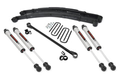 Rough Country 2.5 in Leveling Lift Kit w/Shocks - 48970 - Black Patch Performance - ROUG48970