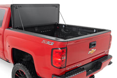 Rough Country Hard Tri - Fold Tonneau Bed Cover - 49119551 - Black Patch Performance - ROUG49119551