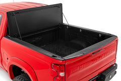 Rough Country Hard Tri - Fold Tonneau Bed Cover - 49120580 - Black Patch Performance - ROUG49120580