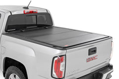Rough Country Hard Tri - Fold Tonneau Bed Cover - 49120600 - Black Patch Performance - ROUG49120600