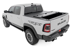 Rough Country Hard Tri - Fold Tonneau Bed Cover - 49320550 - Black Patch Performance - ROUG49320550