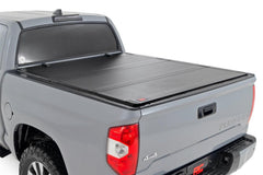 Rough Country Hard Tri - Fold Tonneau Bed Cover - 49414551 - Black Patch Performance - ROUG49414551