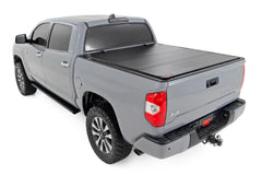 Rough Country Hard Tri - Fold Tonneau Bed Cover - 49414551 - Black Patch Performance - ROUG49414551