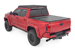 Rough Country Hard Tri - Fold Tonneau Bed Cover - 49415551 - Black Patch Performance - ROUG49415551