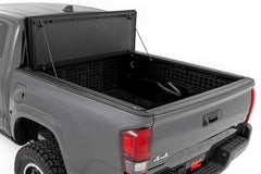 Rough Country Hard Tri - Fold Tonneau Bed Cover - 49420500 - Black Patch Performance - ROUG49420500