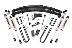 Rough Country 4 in Suspension Lift Kit w/Shocks - 49470 - Black Patch Performance - ROUG49470