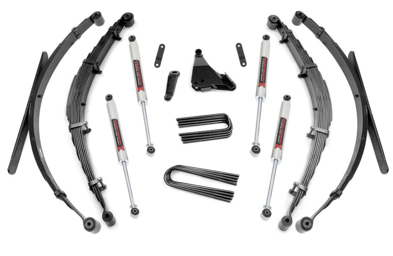 Rough Country 6 in Suspension Lift Kit w/Shocks - 49740 - Black Patch Performance - ROUG49740