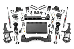 Rough Country 6 in Suspension Lift Kit w/Shocks - 49931 - Black Patch Performance - ROUG49931