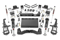 Rough Country 6 in Suspension Lift Kit w/Shocks - 49940 - Black Patch Performance - ROUG49940